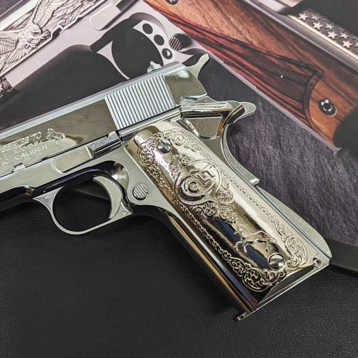 1911用 ランパントホース シルバー